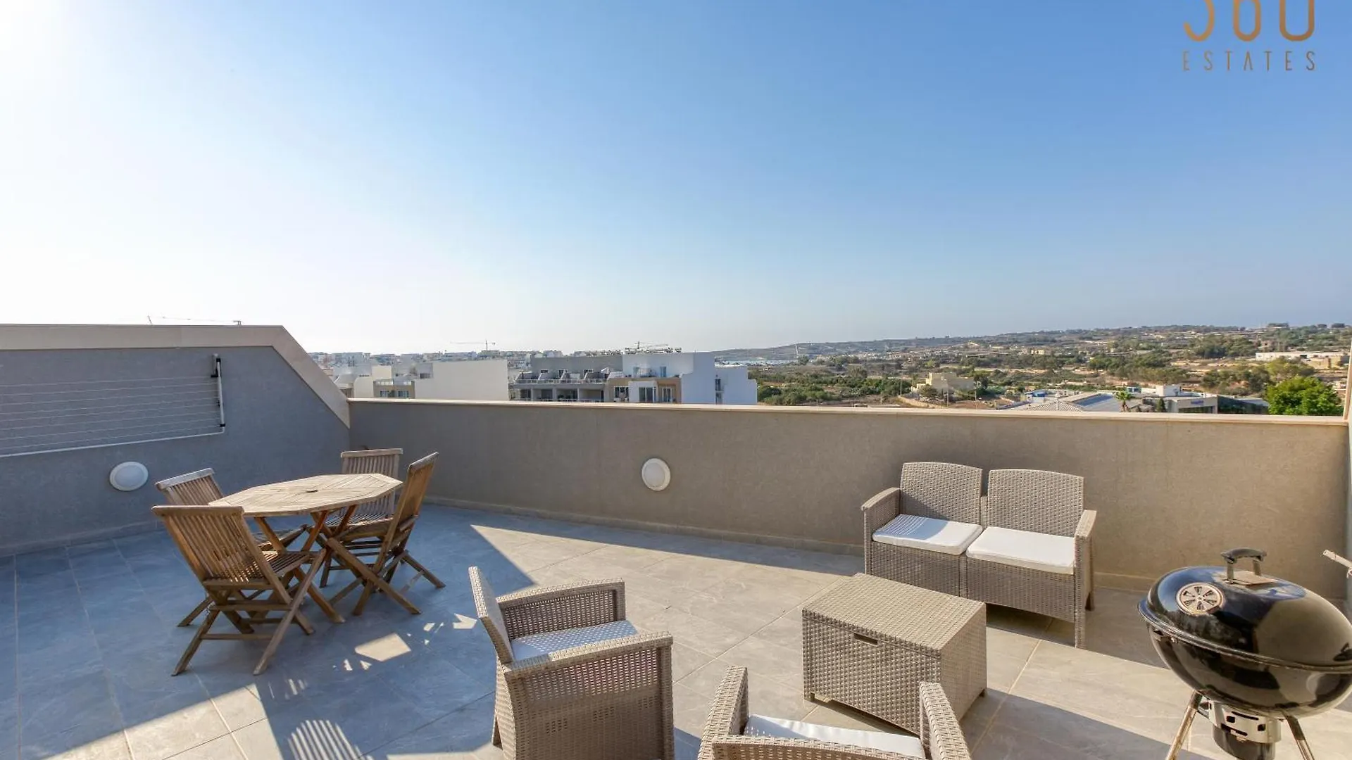 Stunning 1Br Apt With Spacious Private Terrace By 360 Estates Marsaskala